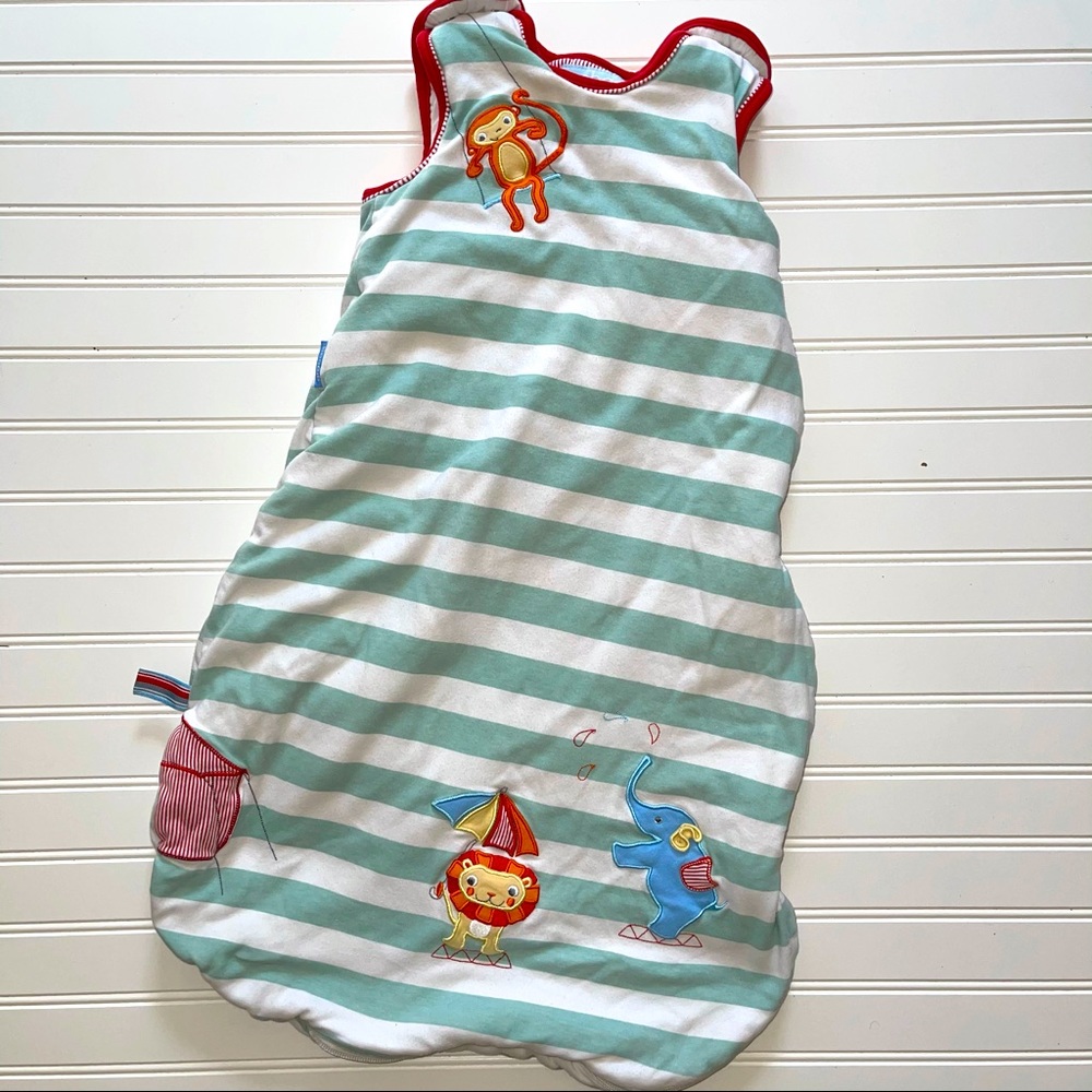 Grobag Infant Sleep Swaddle Circus Animal Striped